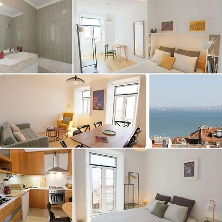 아파트 Bright 2br W/ Tagus View | By Airnest 리스본